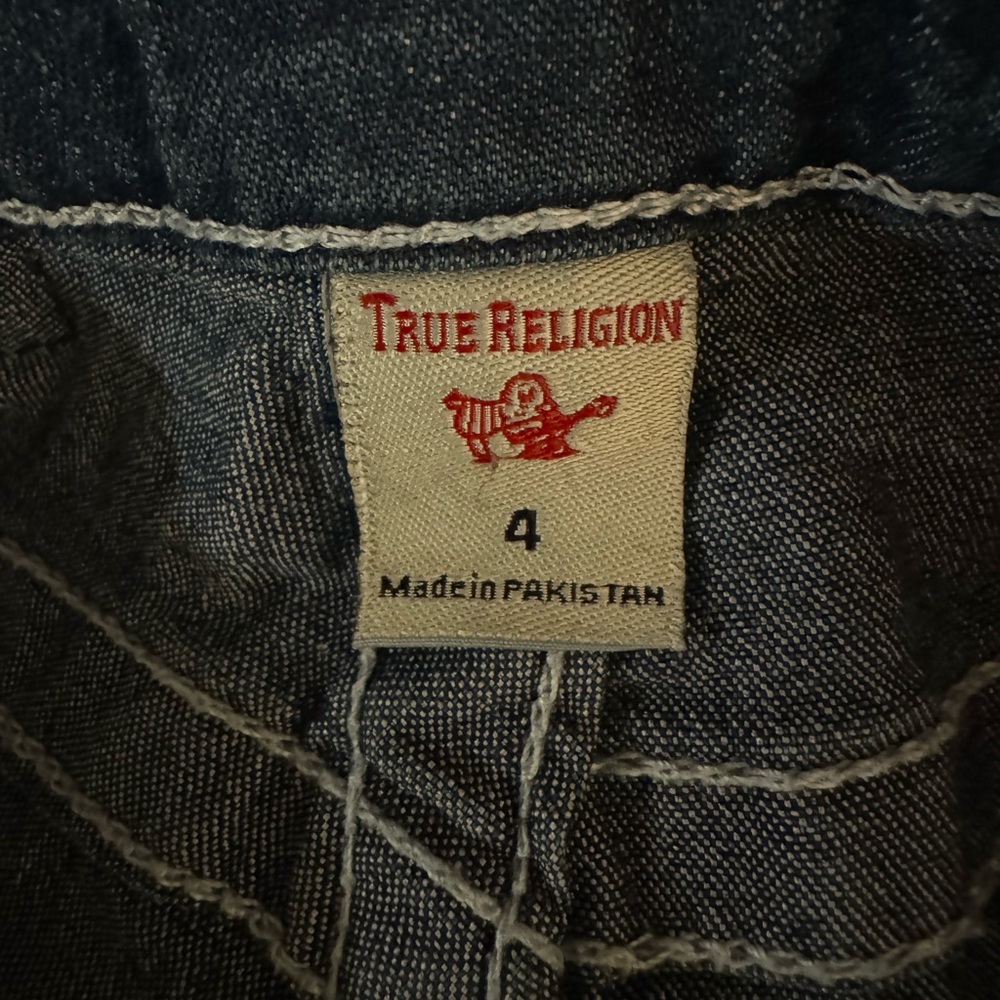 New True Religion The Kids Geno Denim Short - Picture 3 of 16